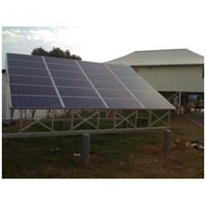 Structure panneaux solaire rehaussée avec ou sans auvent